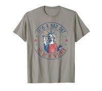 Divertido It'S A Bad Day To Be A Weiner Rojo, Blanco Y Azul Camiseta