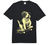 Divertido Jack Russell Skater Animal Art Skater Dog Comfort Colors Adult Heavyweight T-Shirt