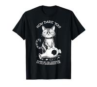 Divertido jarrón roto para amantes de los gatos sarcásticos Cómo te atreves a culparme Camiseta