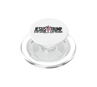 Divertido Jesús Americano Es Mi Salvador Trump Es Mi Regalo Presidente PopSockets PopGrip para MagSafe