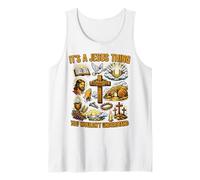 Divertido Jesús Cristianismo Fe Que no entenderías Camiseta sin Mangas
