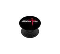 Divertido Jesús Cruz Roja Cristiano Dios Orar Salvador No Puedo PopSockets PopGrip Adhesivo