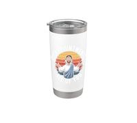 Divertido Jesús decepciones todos ustedes sarcástico Vaso térmico de acero inoxidable de doble pared