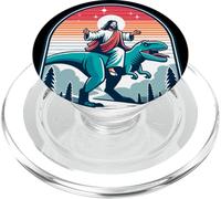 Divertido Jesús Montando T-Rex Dinosaurio Meme Parodia para creyentes PopSockets PopGrip para MagSafe