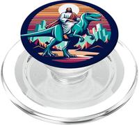 Divertido Jesús Montando T-Rex Dinosaurio Meme Parodia para creyentes PopSockets PopGrip para MagSafe