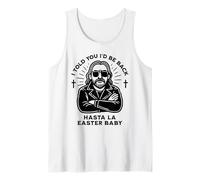 Divertido Jesús Pascua Fe Cristianismo Camiseta sin Mangas