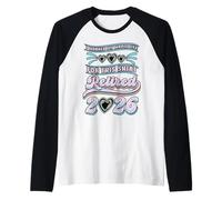 Divertido Jubilado 2026 Jubilación Regalo Trabajado Mi Vida Camiseta Manga Raglan