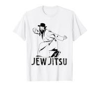 Divertido judío jew jitsu rabino hora danza jiu jitsu krav-maga Camiseta