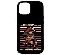 Divertido juego al rugby, dijeron que sería divertido ser Bokke World Carcasa para iPhone 15