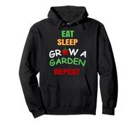 Divertido Juego Comer, Dormir, Crecer un jardín, Repetir el diseño del Jugador Sudadera con Capucha