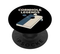 Divertido Juego de campeón de Torneo de Jugadores de Cornhole para Hombres PopSockets PopGrip Adhesivo