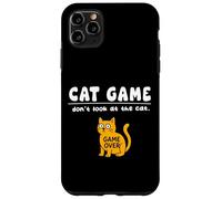 Divertido Juego de Gatos Don't Look Game Over para mamá, papá y niños Carcasa para iPhone 11 Pro MAX