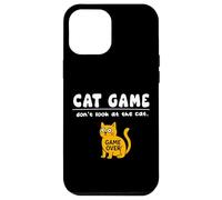 Divertido Juego de Gatos Don't Look Game Over para mamá, papá y niños Carcasa para iPhone 12 Pro MAX