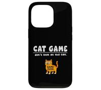 Divertido Juego de Gatos Don't Look Game Over para mamá, papá y niños Carcasa para iPhone 13 Pro