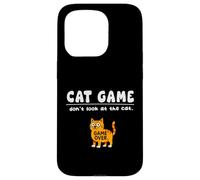 Divertido Juego de Gatos Don't Look Game Over para mamá, papá y niños Carcasa para iPhone 15 Pro