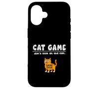 Divertido Juego de Gatos Don't Look Game Over para mamá, papá y niños Carcasa para iPhone 16