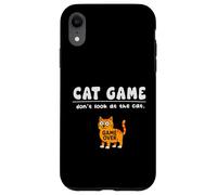 Divertido Juego de Gatos Don't Look Game Over para mamá, papá y niños Carcasa para iPhone XR