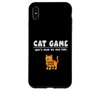 Divertido Juego de Gatos Don't Look Game Over para mamá, papá y niños Carcasa para iPhone XS MAX