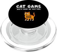 Divertido Juego de Gatos Don't Look Game Over para mamá, papá y niños PopSockets PopGrip para MagSafe