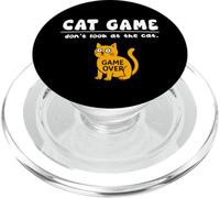 Divertido Juego de Gatos Don't Look Game Over para mamá, papá y niños PopSockets PopGrip para MagSafe