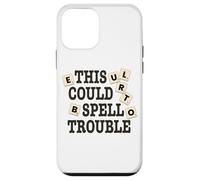 Divertido juego de mesa This Could Spell Trouble Carcasa para iPhone 12 mini