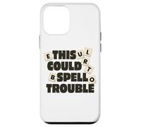 Divertido juego de mesa This Could Spell Trouble Carcasa para iPhone 12 mini