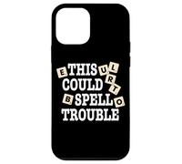 Divertido juego de mesa This Could Spell Trouble Carcasa para iPhone 12 mini