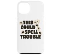 Divertido juego de mesa This Could Spell Trouble Carcasa para iPhone 13