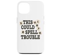 Divertido juego de mesa This Could Spell Trouble Carcasa para iPhone 13