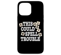 Divertido juego de mesa This Could Spell Trouble Carcasa para iPhone 13 Pro Max