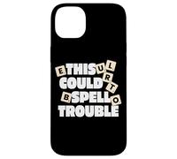 Divertido juego de mesa This Could Spell Trouble Carcasa para iPhone 14 Plus
