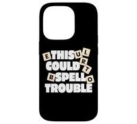 Divertido juego de mesa This Could Spell Trouble Carcasa para iPhone 14 Pro
