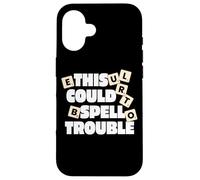 Divertido juego de mesa This Could Spell Trouble Carcasa para iPhone 16
