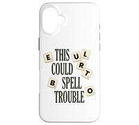 Divertido juego de mesa This Could Spell Trouble Carcasa para iPhone 16 Plus