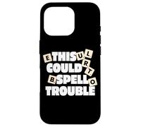 Divertido juego de mesa This Could Spell Trouble Carcasa para iPhone 16 Pro
