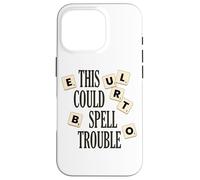 Divertido juego de mesa This Could Spell Trouble Carcasa para iPhone 16 Pro