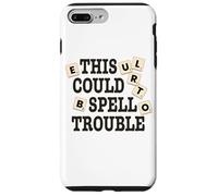 Divertido juego de mesa This Could Spell Trouble Carcasa para iPhone 7 Plus/8 Plus
