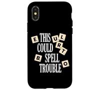 Divertido juego de mesa This Could Spell Trouble Carcasa para iPhone X/XS