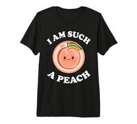 Divertido Juego de Palabras con el Texto «Soy Tal melocotón», Lindo Juego de Palabras Kawaii con melocotón Camiseta Premium