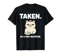 Divertido Juego de Palabras con Gatos capturados por un pequeño dictador Camiseta