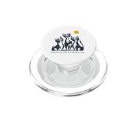 Divertido Juego de Palabras con Gatos No Termina hasta Que Las señoras de los Gatos canten PopSockets PopGrip para MagSafe