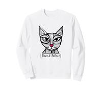 Divertido Juego de Palabras con Gatos Paws & Reflect Sudadera