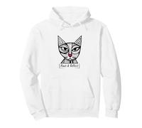 Divertido Juego de Palabras con Gatos Paws & Reflect Sudadera con Capucha