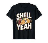 Divertido Juego de Palabras con Tacos - Shell Yeah Camiseta gráfica económica
