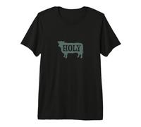 Divertido Juego de Palabras con Vacas sagradas Camiseta Premium