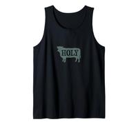 Divertido Juego de Palabras con Vacas sagradas Camiseta sin Mangas