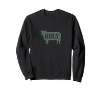 Divertido Juego de Palabras con Vacas sagradas Sudadera