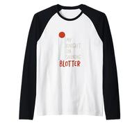 Divertido Juego de Palabras de Bingo Mi Caballero en Papel secante Brillante Camiseta Manga Raglan