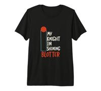 Divertido Juego de Palabras de Bingo Mi Caballero en Papel secante Brillante Camiseta Premium