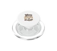 Divertido Juego de Palabras de café Where Have You Bean All My Life Gift PopSockets PopGrip para MagSafe
